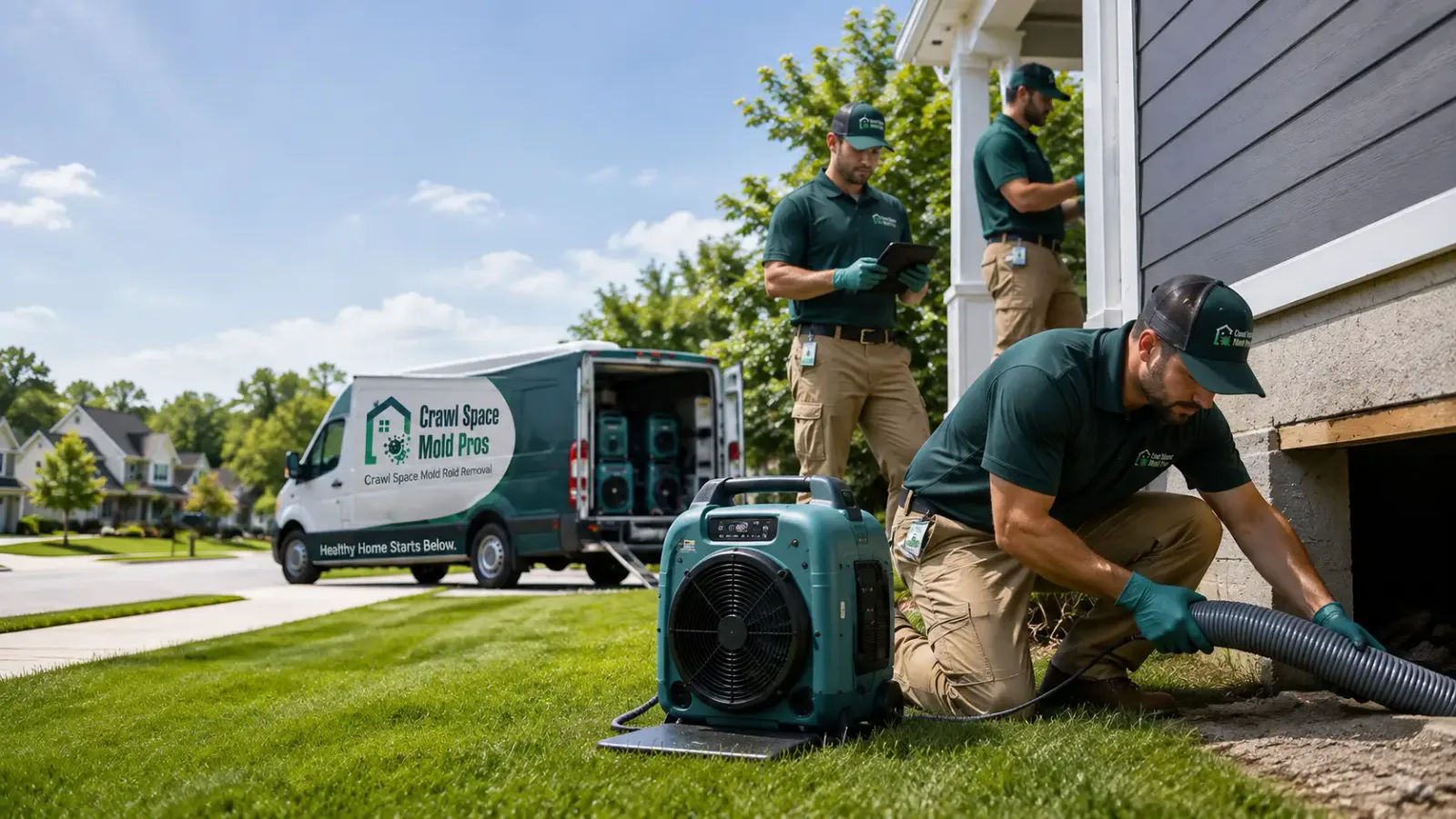 Crawl Space Mold Removal in Artois, CA